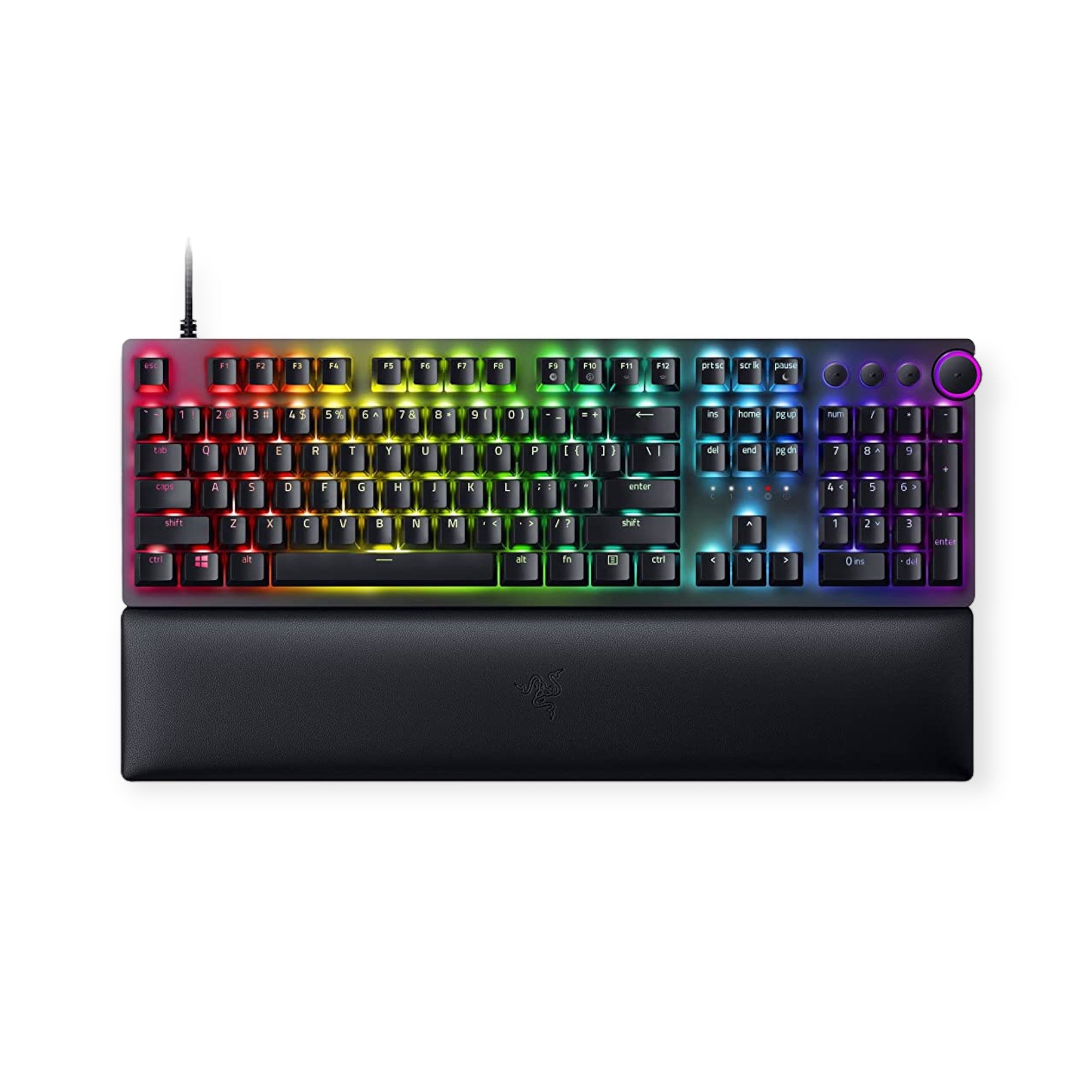 Razer Huntsman V2 Optical Gaming Keyboard (Clicky Purple Switch)