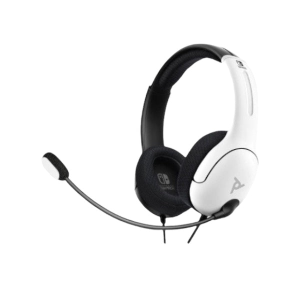 Nintendo Switch LVL40 Wired Stereo Gaming Headset – Black & White