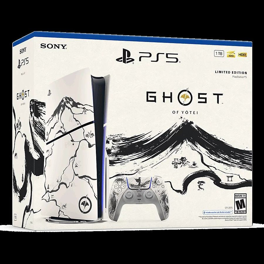 PlayStation 5 Console – Ghost of Yotei (Black)
