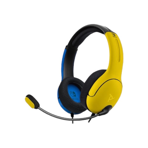 Nintendo Switch LVL40 Wired Stereo Gaming Headset – Blue & Yellow