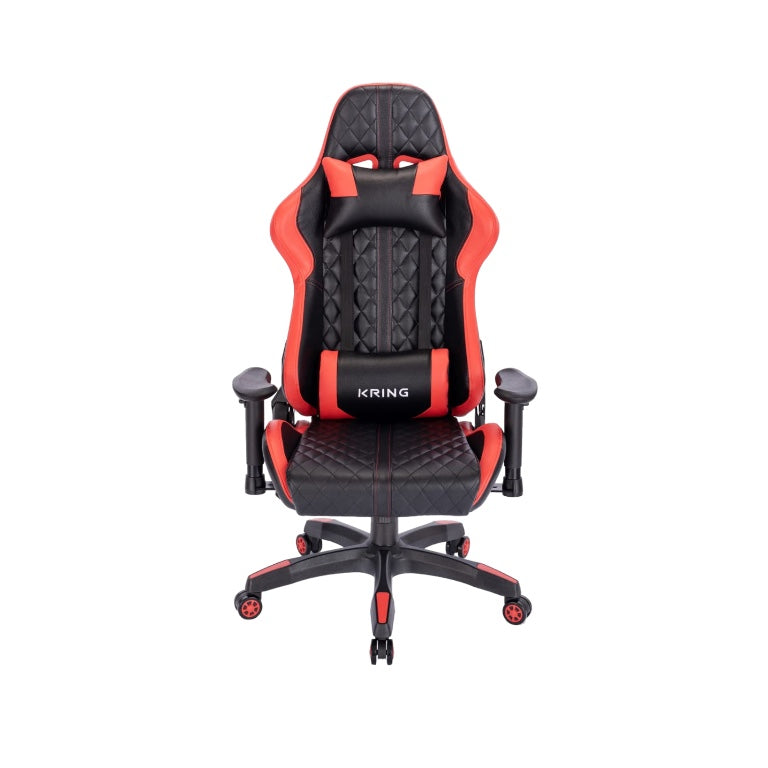 Kring BY-518 Ergonomic Gaming Chair- Black & Red