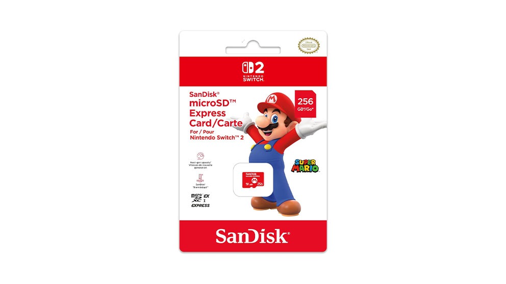 Nintendo Switch 2 Micro SD Card SanDisk 256GB