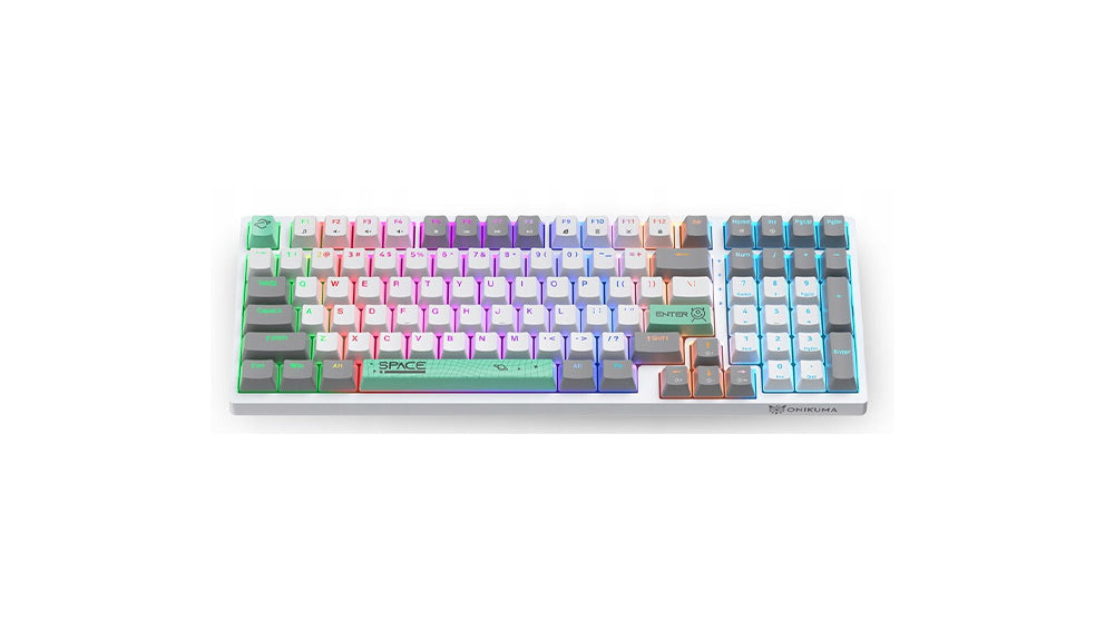 Onikuma Mechanical Keyboard – Space Gray – G38